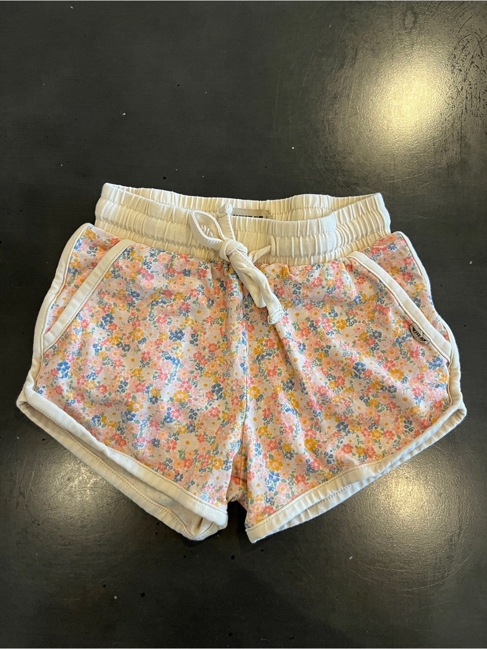 Wheat Girls' Multi Flowers Kamilla Drawstring Shorts